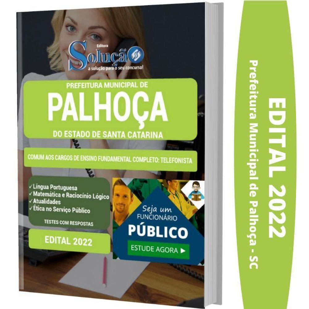 Apostila Prefeitura Palhoça Sc - Ensino Fundamental Completo