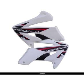 Aletas Tanque Moto Tornado XR 250 06/07 Off Road Branco