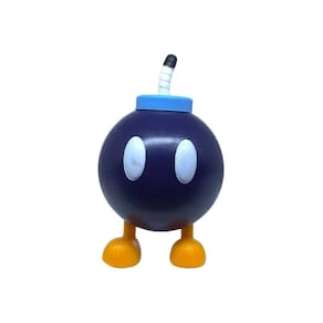 Super Mario - Boneco 2.5 Polegadas Colecionável - Bob-Bomb