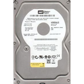 HD Interno Sata 80GB WD800AAJS 7200 RPM 3.5