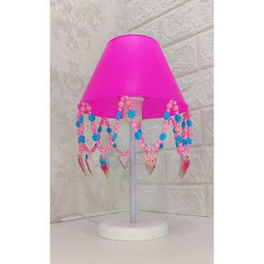 Abajur Para Mesa De Cabeceira Decorar Quarto De Menina Rosa