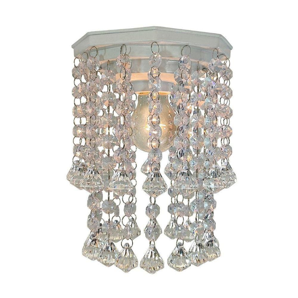 Lustre Cristal Acrílico | Design Moderno | 17 cm