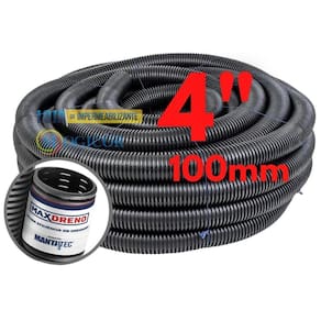 25M Tubo Dreno Corrugado Conduite 4 100Mm Drenagem Terreno