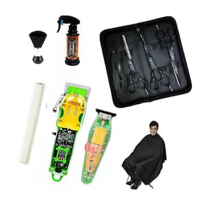 Barbeiro Wmark 308 Corte 202 Ve Acabamento Tesouras Black 6