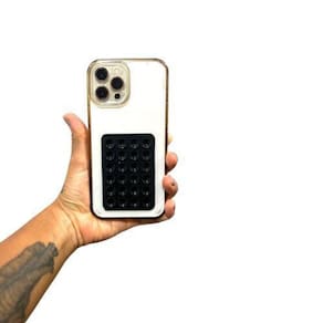 Suporte Silicone Ventosa Celular Superfície - PRETO