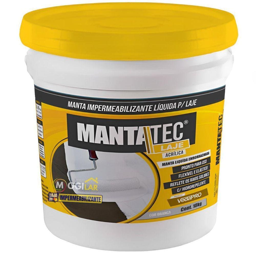 Super Manta Líquida Borracha 4Kg Impermeabiliza E Protege