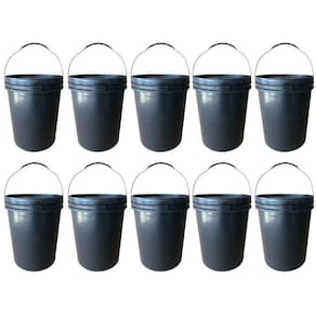 Balde Linha Quimica 20L Tampa Lacre - 10 Pçs