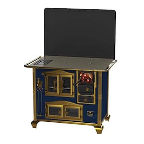 Fogao a Lenha Venax n 2 Imperador Vitreo Azul