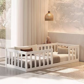 Cama Fazenda Solteiro Branco Nemargi