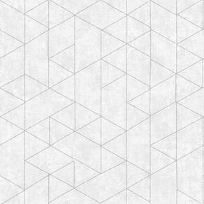 Papel de Parede Bobinex Essencial Geométrico Branco 4337