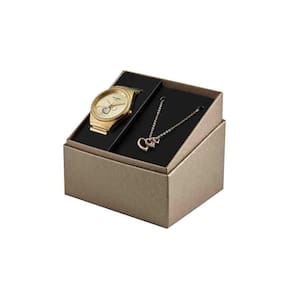 Kit Relógio Dourado Mondaine 32398Lpmkde1K1 Dourado