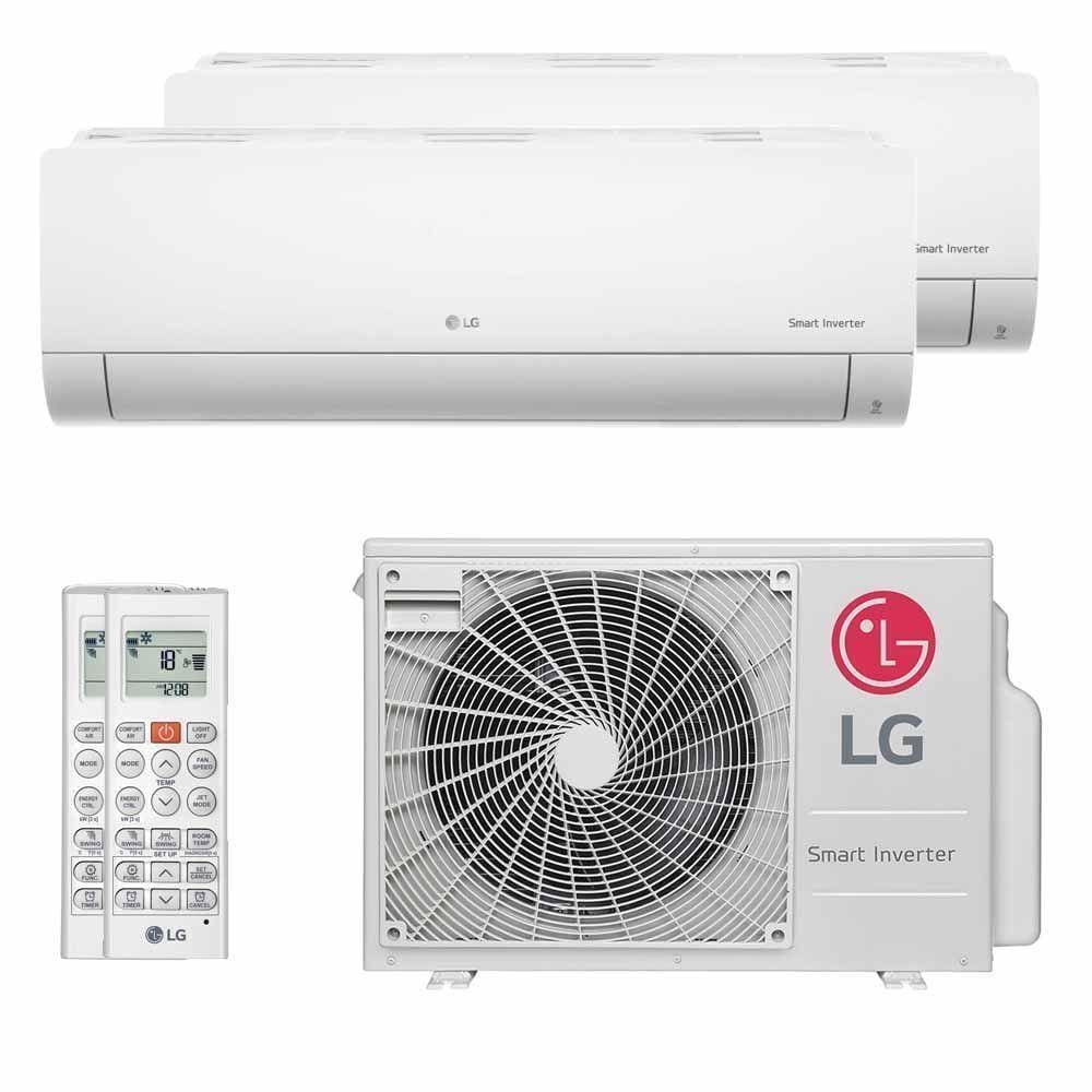 Ar Condicionado Multi Bi Split Inverter LG 18000 BTUs (2x9000) QF 220V