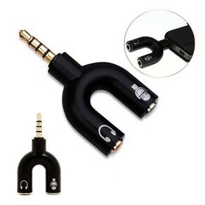 Plug Adaptador Spliter P2 X P3 Áudio Stéreo