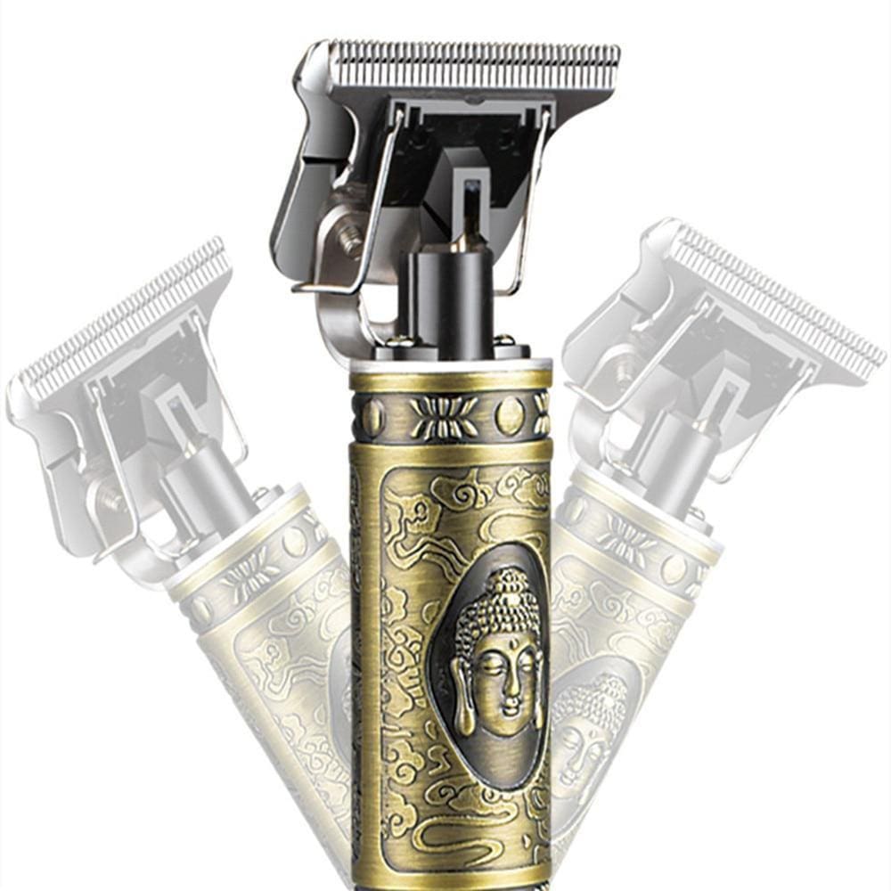 Máquina De Cortar Cabelo 3 Em 1 Barba Pelo Corpo Metal T9