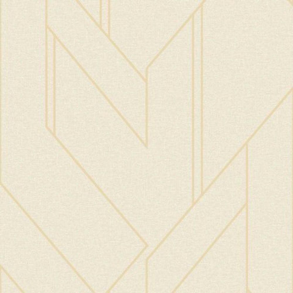 Papel de Parede Bobinex Essencial Geométrico Bege 4302