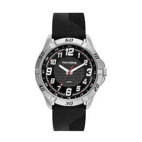 Relógio Mondaine Prata Preto 32574G0 - Resistente 50m