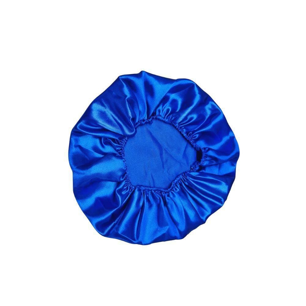 Touca Cetim Seda Luxo Antifrizz Tamanho único - Magic Enxovais Azul Royal