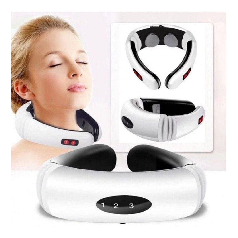 Massageador Elétrico Pescoço Portátil Faz Shiatsu Ombro, Etc
