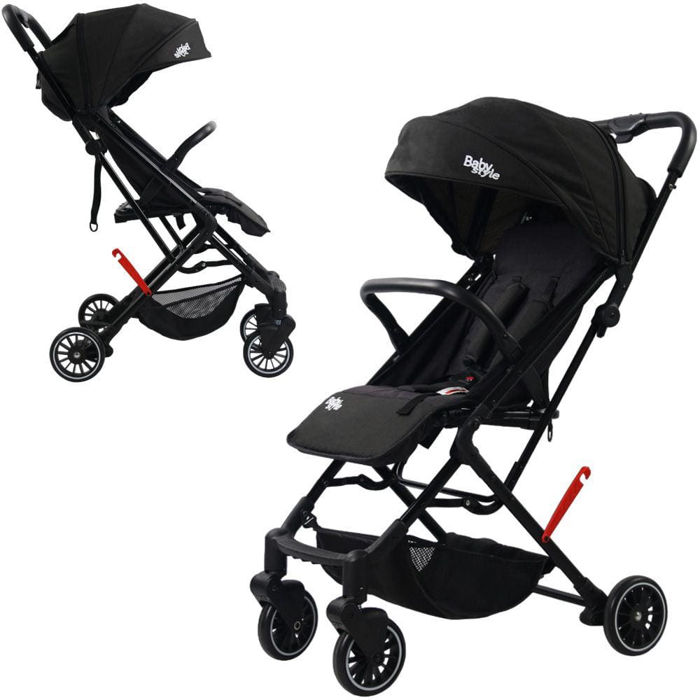 Carrinho de Bebê Passeio Assento Reclinável Proteção Solar Cesto Porta-Objeto Vortex - Baby Style