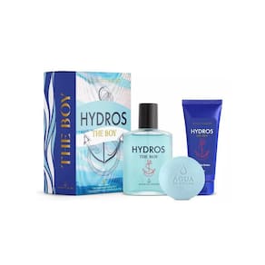 Kit Perfume + Gelpósbarba + Sabonete Barra Hydros The Boy