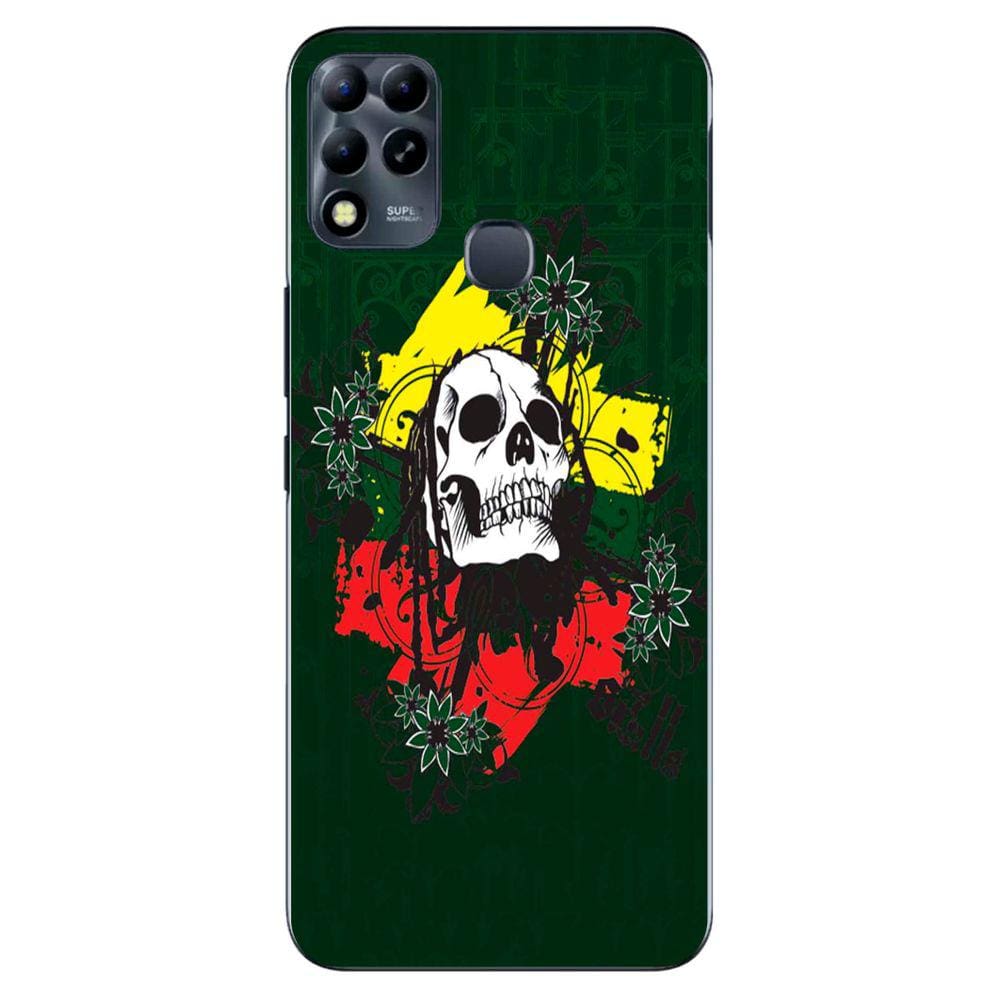 Capa Adesivo Skin024 Verso Para Infinix Hot 11 Play