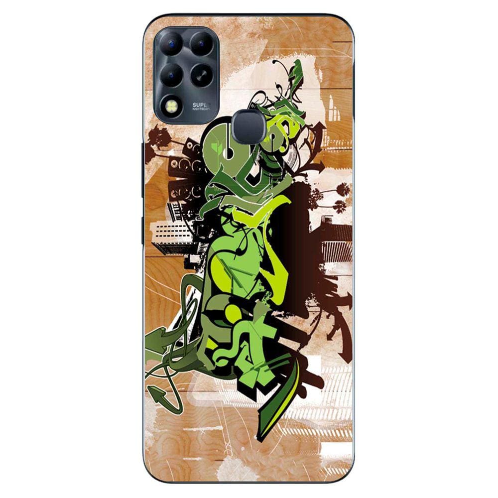 Capa Adesivo Skin072 Verso Para Infinix Hot 11 Play