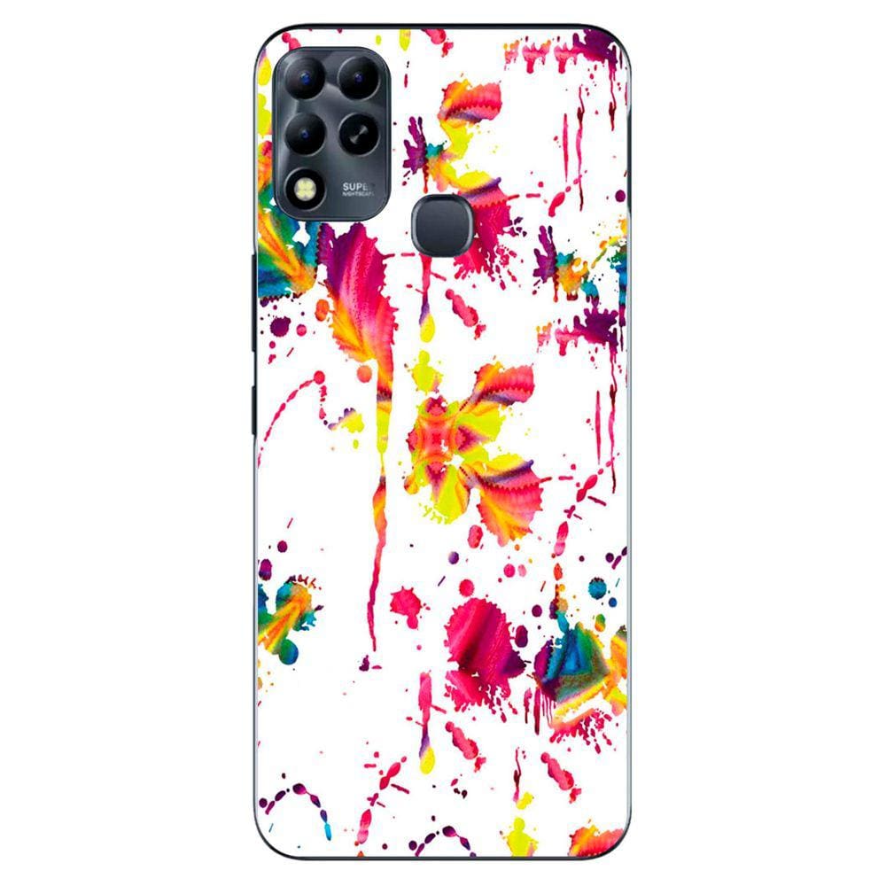 Capa Adesivo Skin205 Verso Para Infinix Hot 11 Play