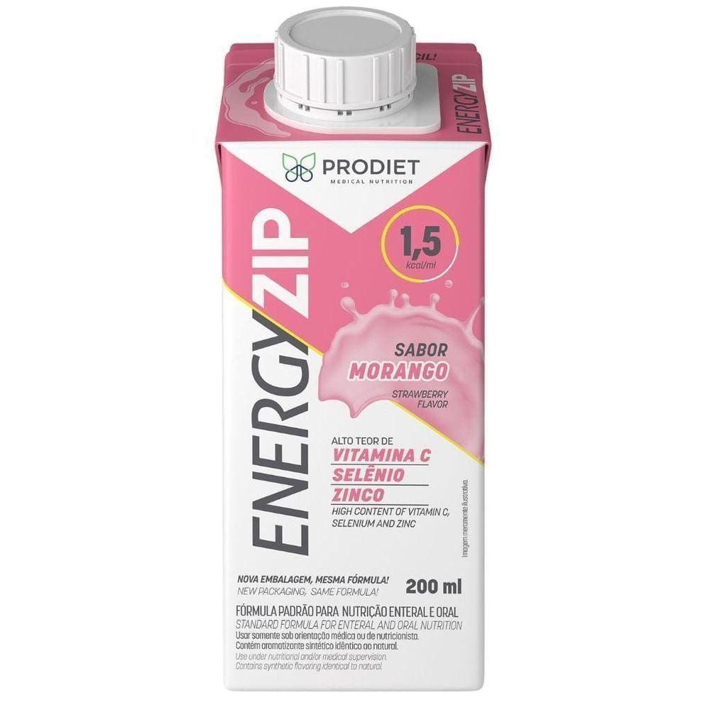 Energy Zip 200ml Morango Prodiet