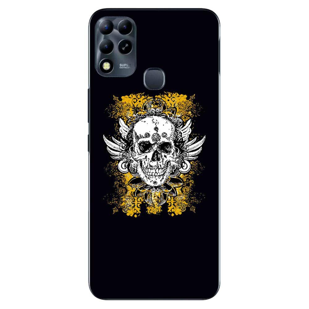 Capa Adesivo Skin374 Verso Para Infinix Hot 11 Play