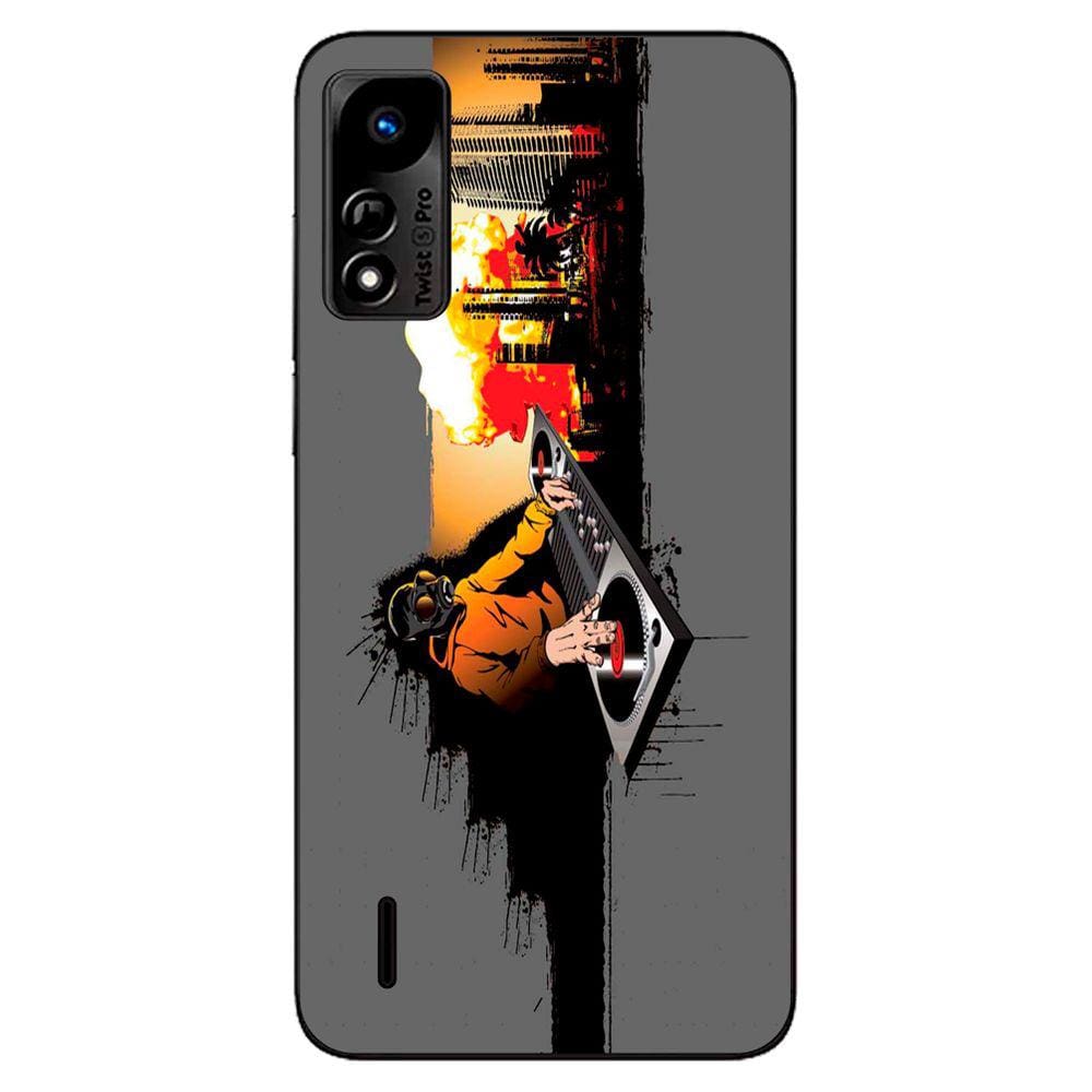 Capa Adesivo Skin264 Verso Para Positivo Twist 5 Pro S640