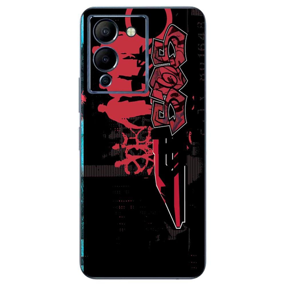 Capa Adesivo Skin055 Verso Para Infinix Note 12 G96