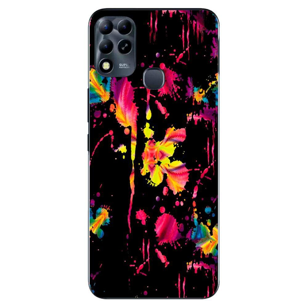 Capa Adesivo Skin206 Verso Para Infinix Hot 11 Play