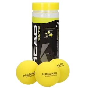 Tubo de Bola Head Frescobol 3 Bolas - Amarela