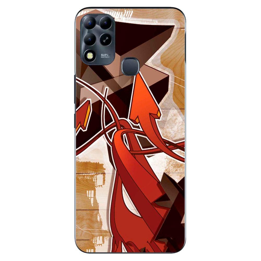 Capa Adesivo Skin071 Verso Para Infinix Hot 11 Play
