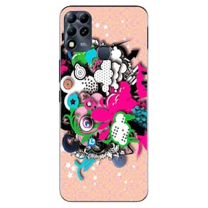 Capa Adesivo Skin104 Verso Para Infinix Hot 11 Play