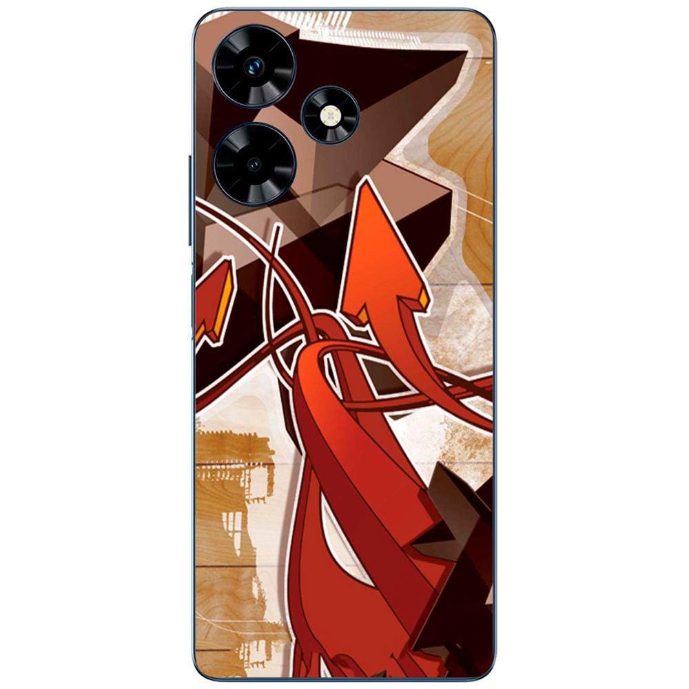 Capa Adesivo Skin071 Verso Para Infinix Hot 30 (X6831)