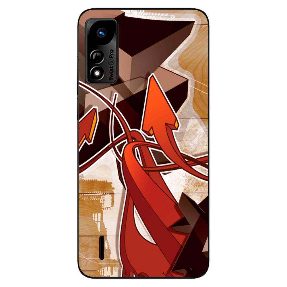 Capa Adesivo Skin071 Verso Para Positivo Twist 5 Pro S640