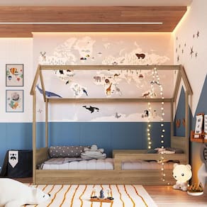 Cama Montessoriana Solteiro Oak