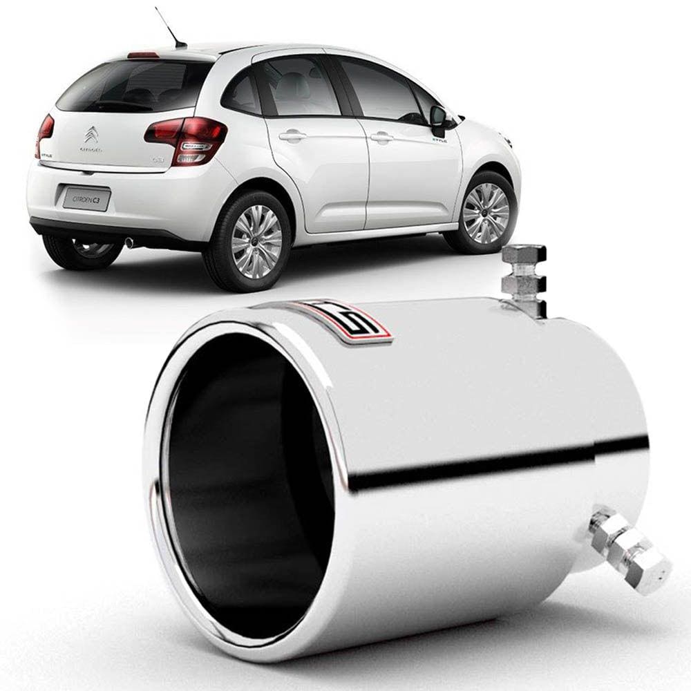 Ponteira De Escapamento Citroen C3 2013 Até 2021 Top