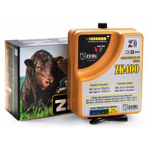 Eletrificador Cerca Zebu Zk400 220V 400Km Mais Potente