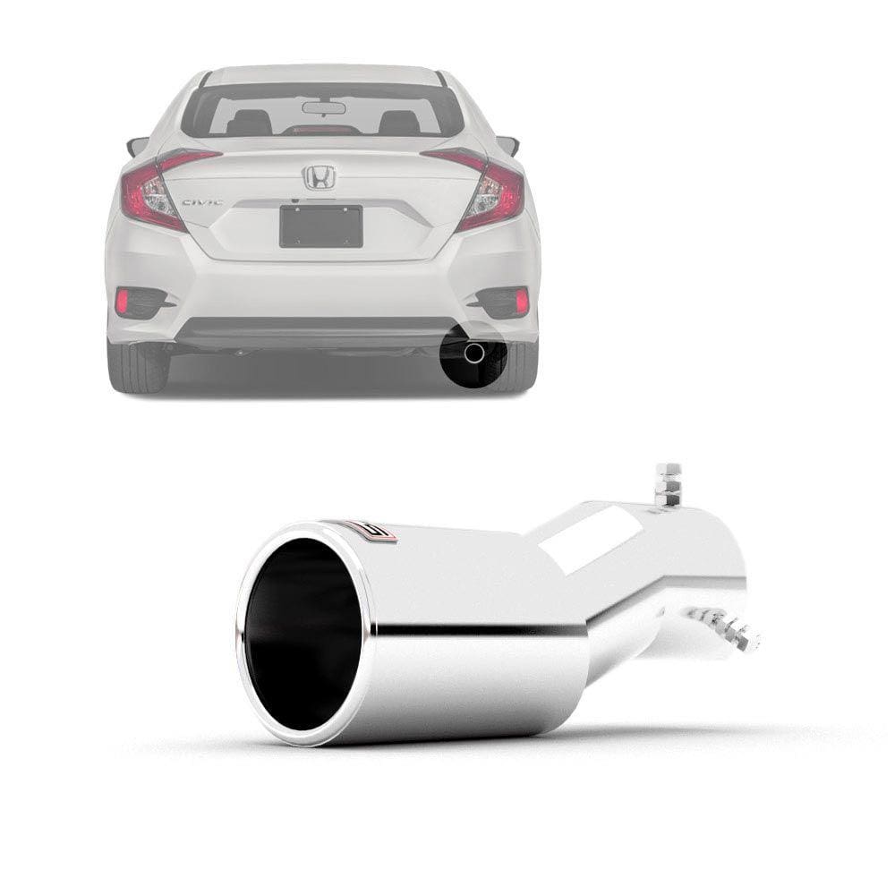 Ponteira De Escapamento Esportivo Outs Civic 2017 Até 2023 Aço Inox Top