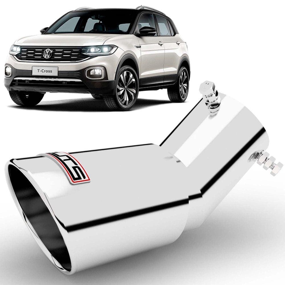 Ponteira De Escapamento Volkswagen T-Cross 2019 Até 2023 Top