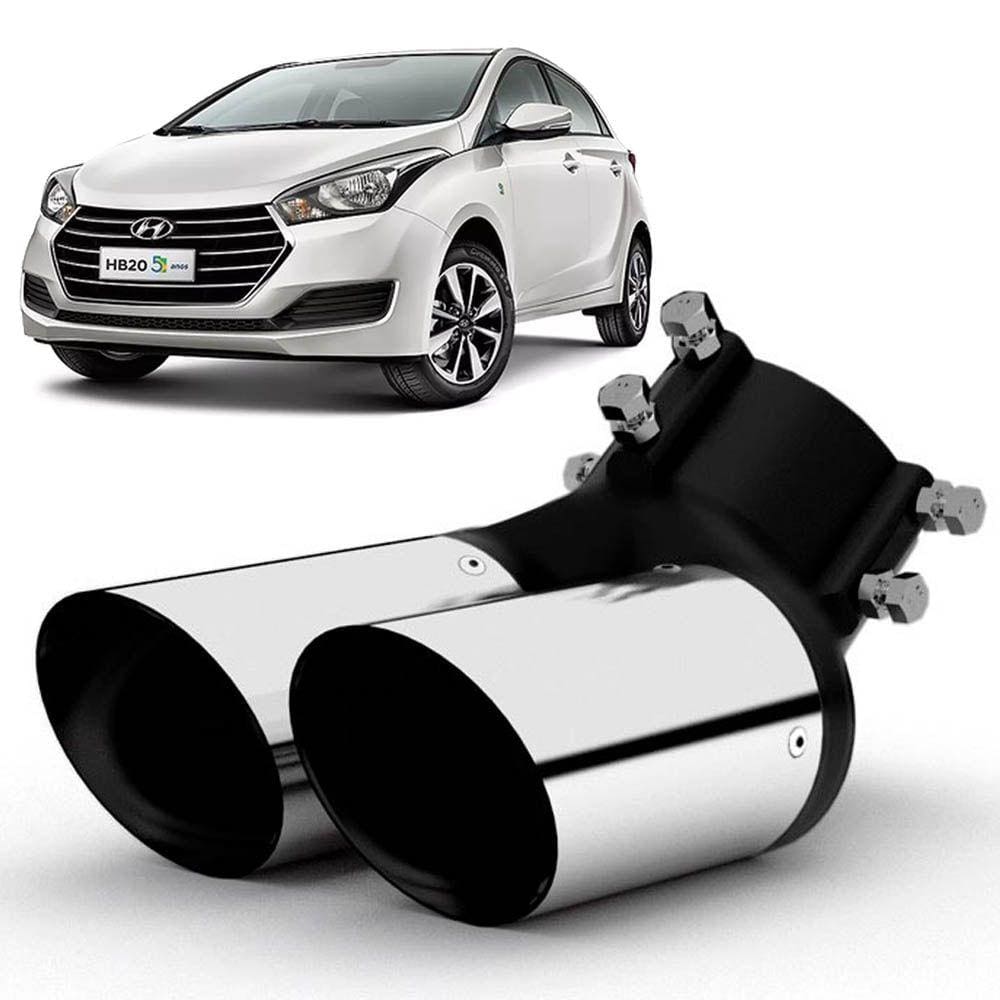 Ponteira De Escapamento Hyundai Hb20 2013 Até 2023 Pop
