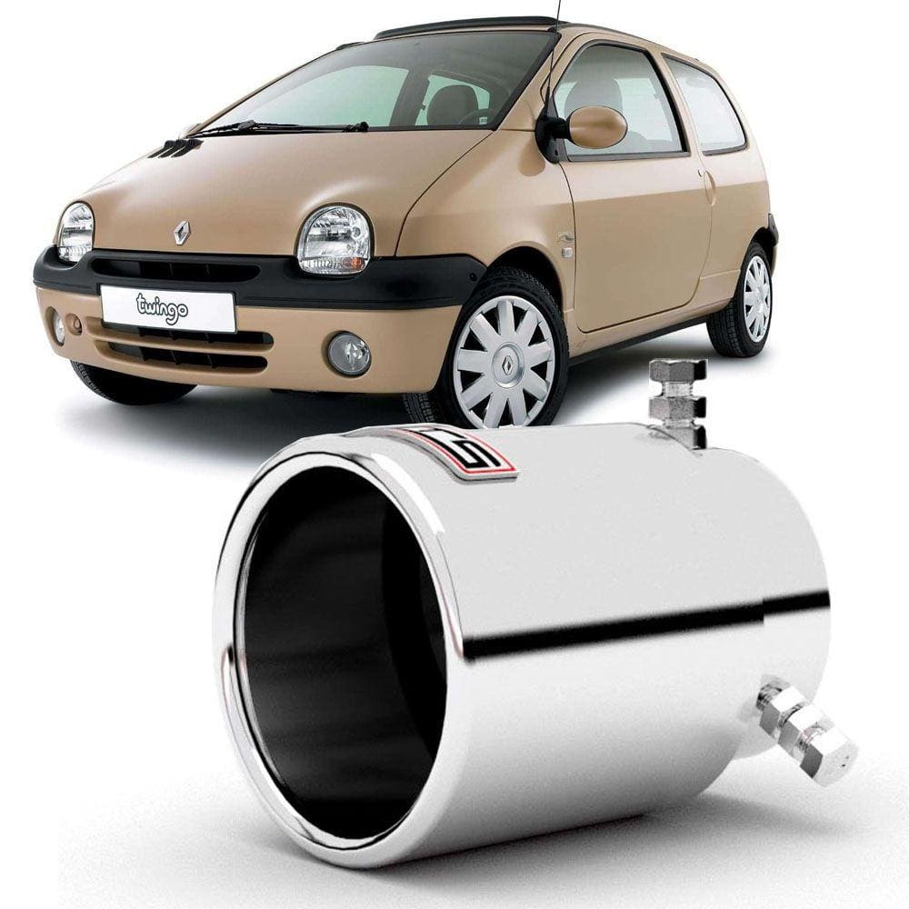 Ponteira Para Escapamento Renault Twingo 1992 A 2002 Em Aço Inox