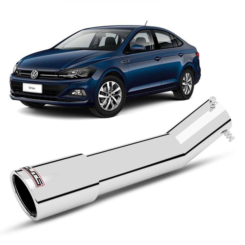 Ponteira De Escapamento Volkswagen Virtus 2018 Até 2023 Top