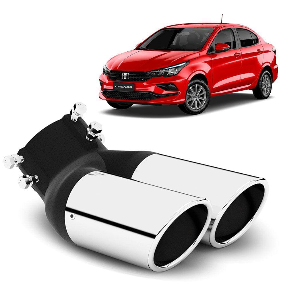 Ponteira De Escapamento Fiat Cronos 2017 Até 2023 Classic