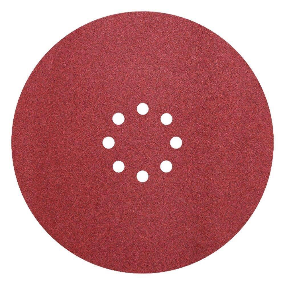 Disco Lixa Pluma Norton A257 225mm 8 Furos G080 - Embalagem com 10 Unidades