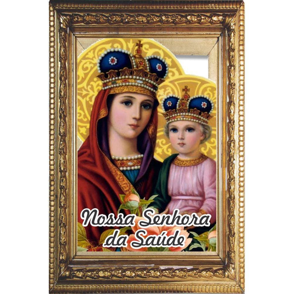 Santinho Nossa Senhora da Saúde 1000 Un. c/ oração verso