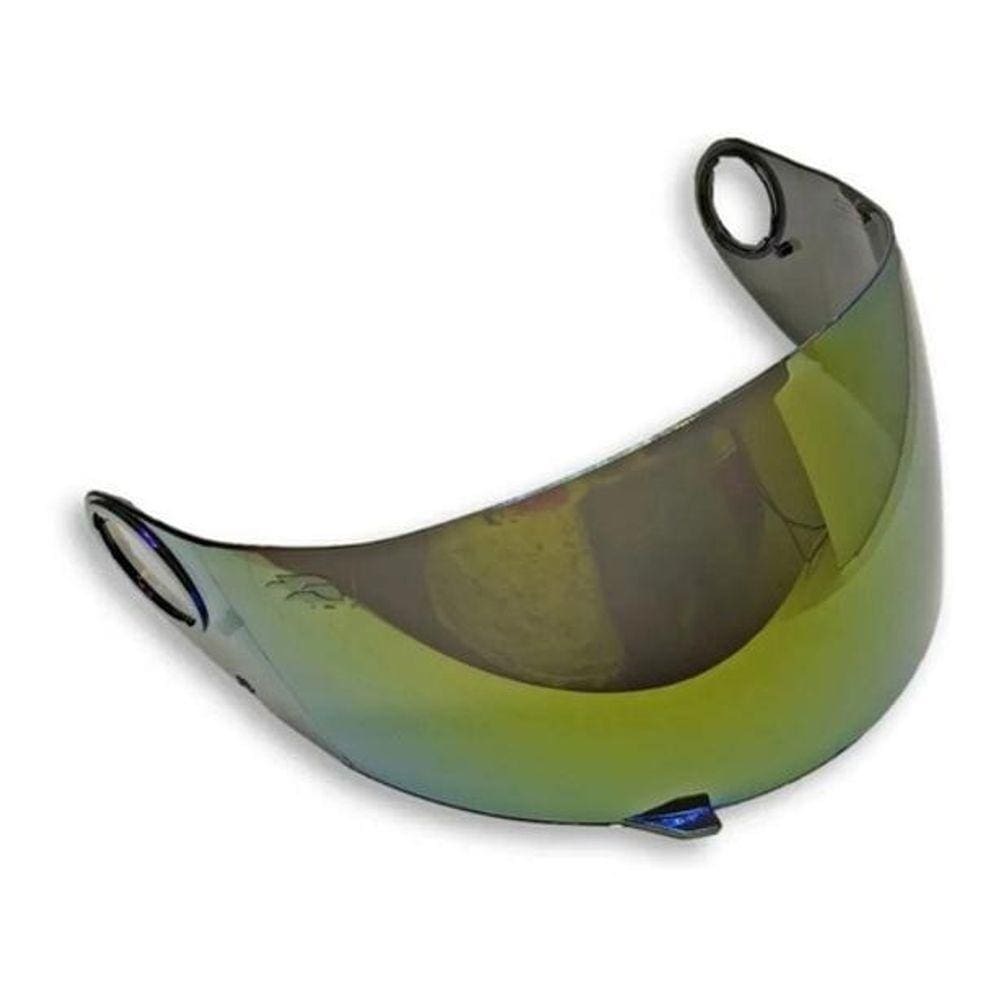 Viseira Dourada Capacete Helt 965 New Race Glass