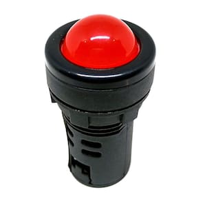 Led Indicador Ad22-22as Vermelho Zoio de Boi 220v
